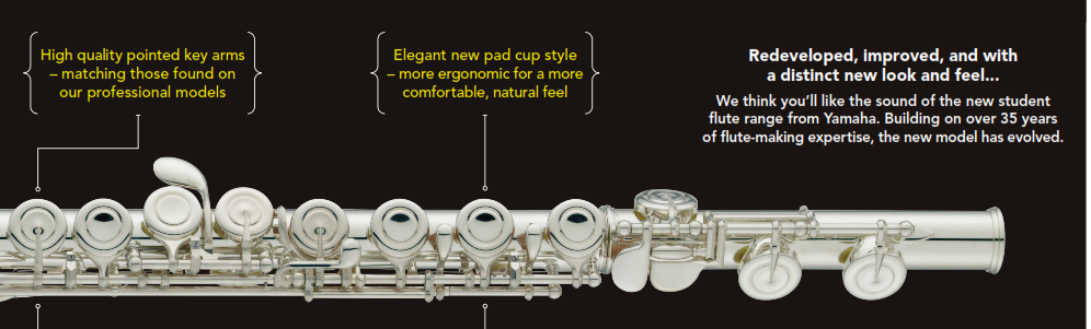 Yamaha YFL212 Student Model Flute