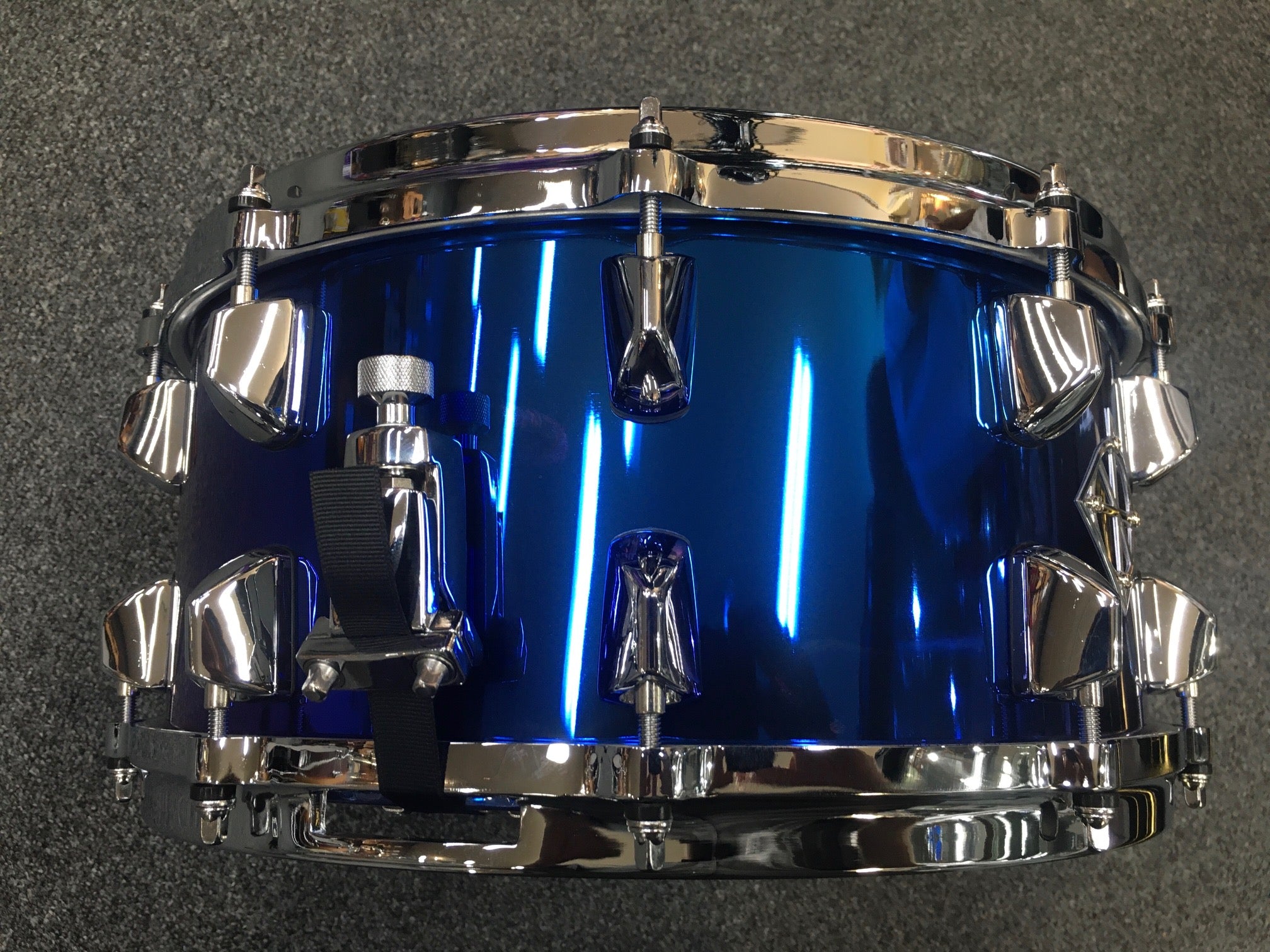 Dixon Artisan Series Blue Titanium Plated Steel Snare Drum - 14 x 6.5" Play Dixon, A Sound Choice!