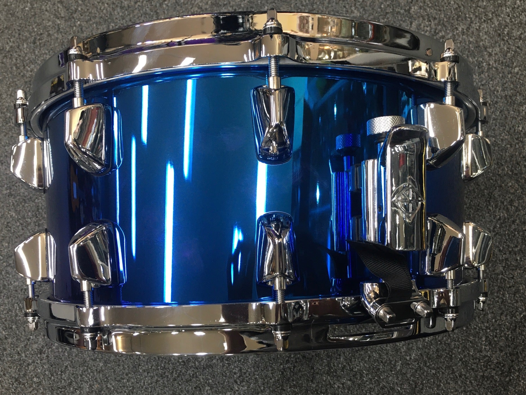 Dixon Artisan Series Blue Titanium Plated Steel Snare Drum - 14 x 6.5" Play Dixon, A Sound Choice!