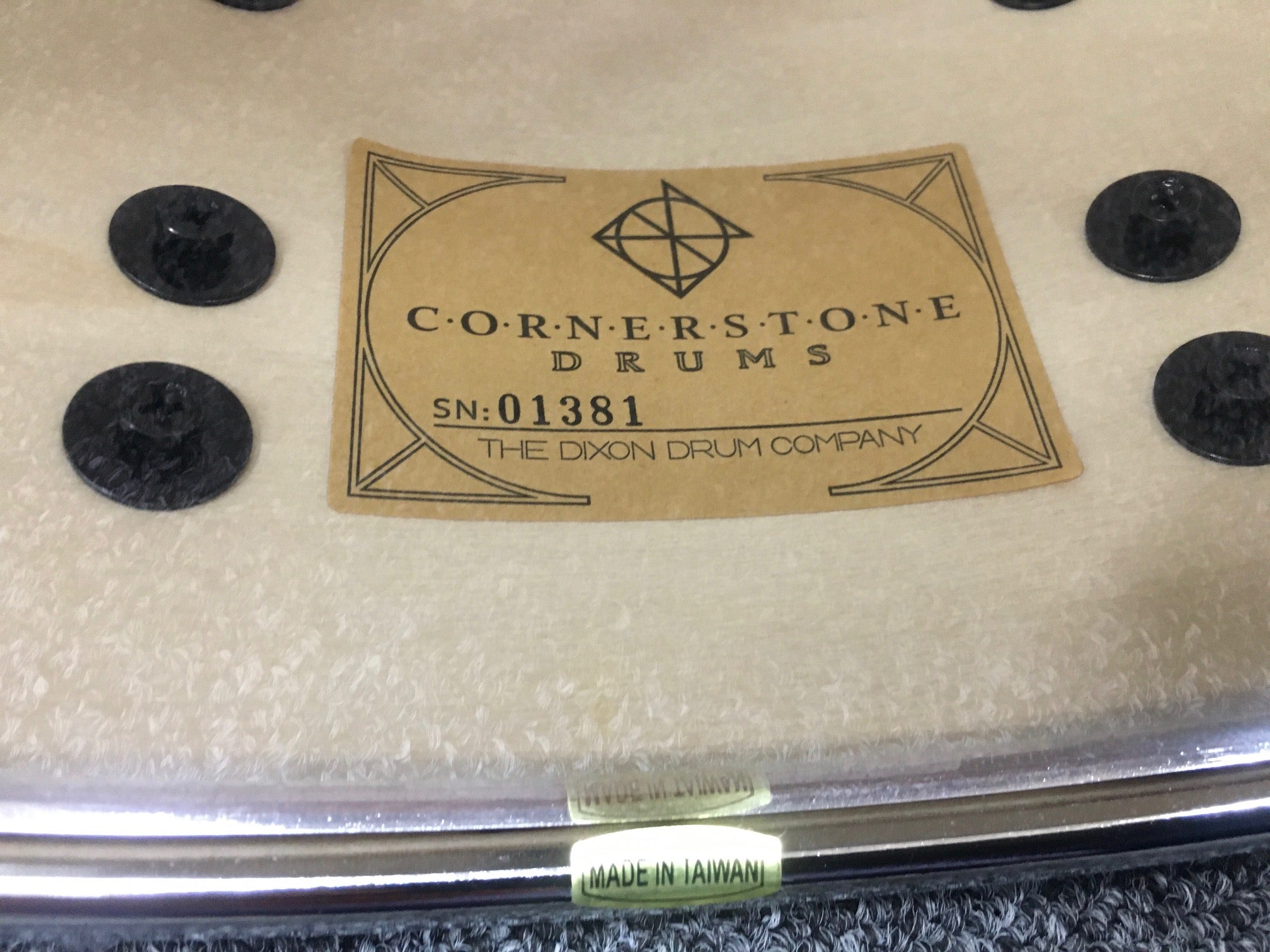 Dixon Cornerstone Series American Red Gum Snare Drum in Gloss Natural - 14 x 6.5" Play Dixon, A Sound Choice!