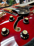 Hagstrom 67’ Viking II Semi-Hollow Guitar in Wild Cherry Transparent Rock 'n' Roll History