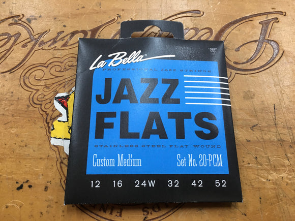 La Bella Jazz flatwound strings