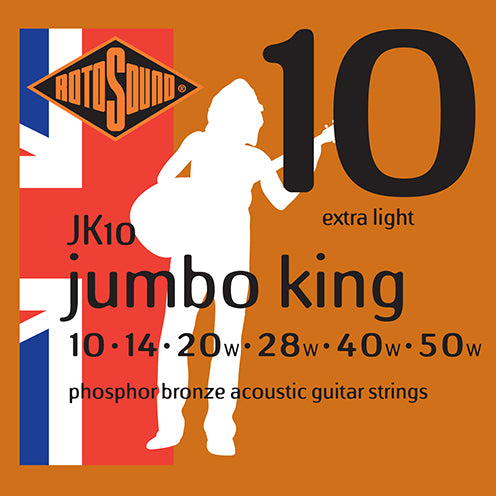 ROTOSOUND JUMBO KING Phosphor Bronze Acoustic Guitar Strings