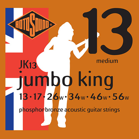 ROTOSOUND JUMBO KING Phosphor Bronze Acoustic Guitar Strings