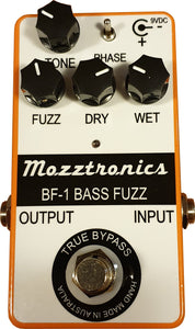 Mozztronics BF-1 Bass Fuzz Effects Pedal MUSIC @ NOOSA NOOSA MUSIC BRAND NEW FX EFFECTS PEDAL PEDALS 