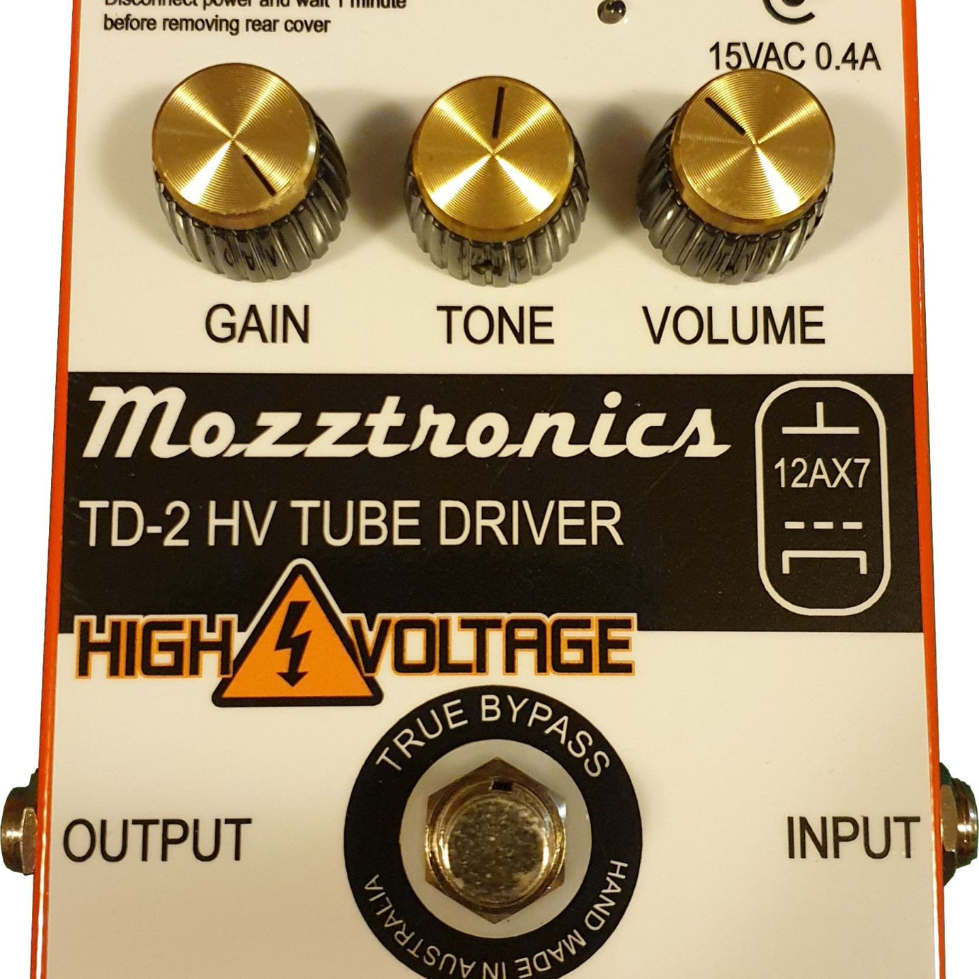 Mozztronics TD-2 High Voltage Tube Driver Effects Pedal