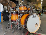 Pearl Decade Maple 22" 5 Piece Drum Kit - Classic Satin Amburst W/ Hardware + Zildjian cymbals