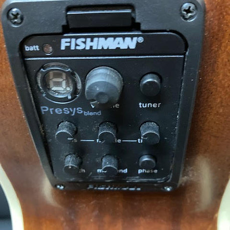 Custom Stephen Treloar OM18CE acoustic electric guitar w/case