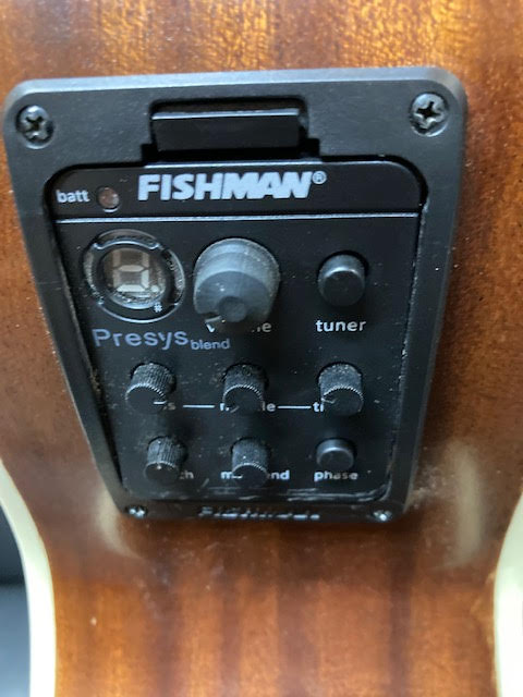 Custom Stephen Treloar OM18CE acoustic electric guitar w/case