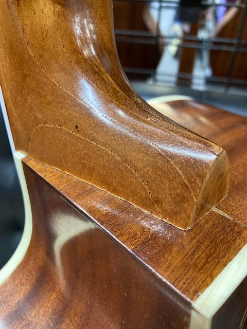 Custom Stephen Treloar OM18CE acoustic electric guitar w/case