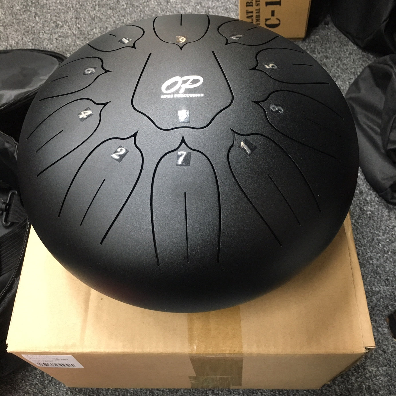 Opus Tongue Drum Black with acc