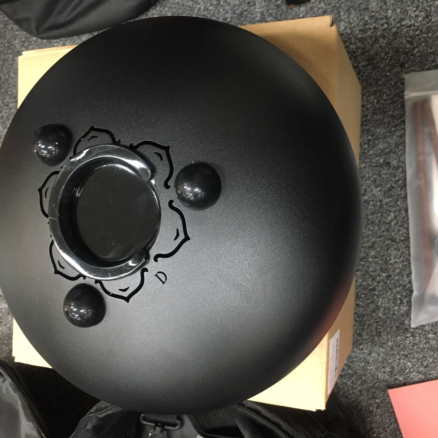 Opus Tongue Drum Black with acc